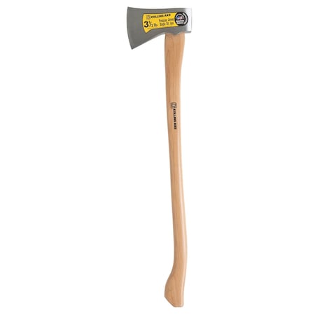 Collins Axe Collins 3.5 lb Single Bit Axe 35 in. Wood Handle 32731